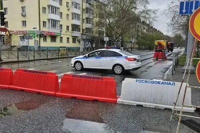 На Тульской в Тюмени перекрыли движение из-за просадки асфальта