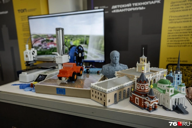 Ярославские достопримечательности, напечатанные на 3Д-принтере | Источник: Александр Куренной / 76.RU