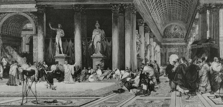 Римские бани на гравюре «Термы Каракаллы» работы Велы 1882 года | Источник: Legion Media