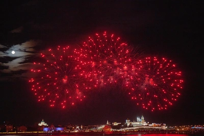 Площадки для запуска салютов в Туле на Новый год 2026