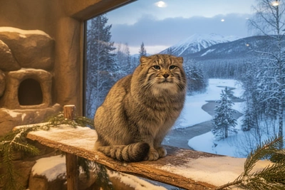 Даурский заповедник соорудит укрытия для манулов