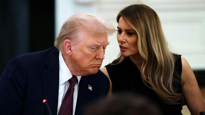 Многие предполагают, что Мелания Трамп испытывает ненависть к мужу. | Источник: MEGA