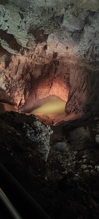 Новоафонская пещера | Источник: личный архив Евгении