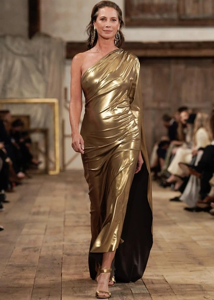 Кристи Тарлингтон на шоу Ralph Lauren