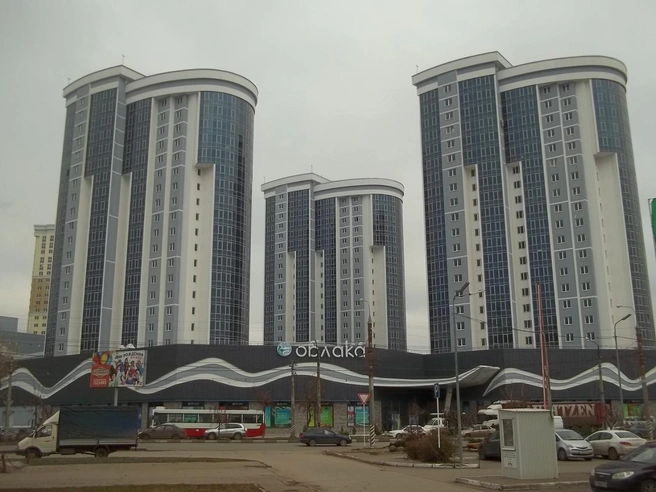 Только что построенный жилой комплекс «Энгельс-Сити» в 2018 году | Источник: sknvek.ru