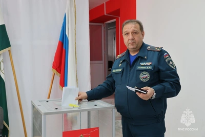 Глава МЧС Башкортостана проголосовал на выборах