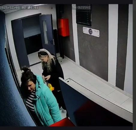 Предполагаемые нарушительницы спустились на лифте и уехали из ЖК на машине | Источник: t.me/dubldvavrn/1 