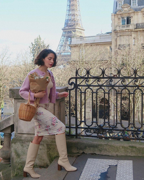 Как француженка: 7 способов стильно и красиво носить кардиган весной 2023