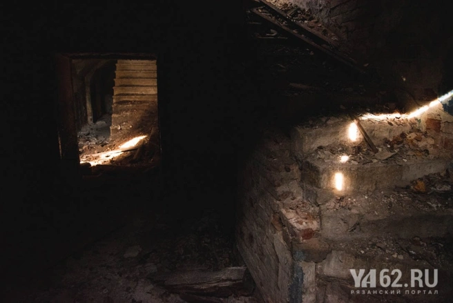 Лестницы в усадьбе в Стенькине