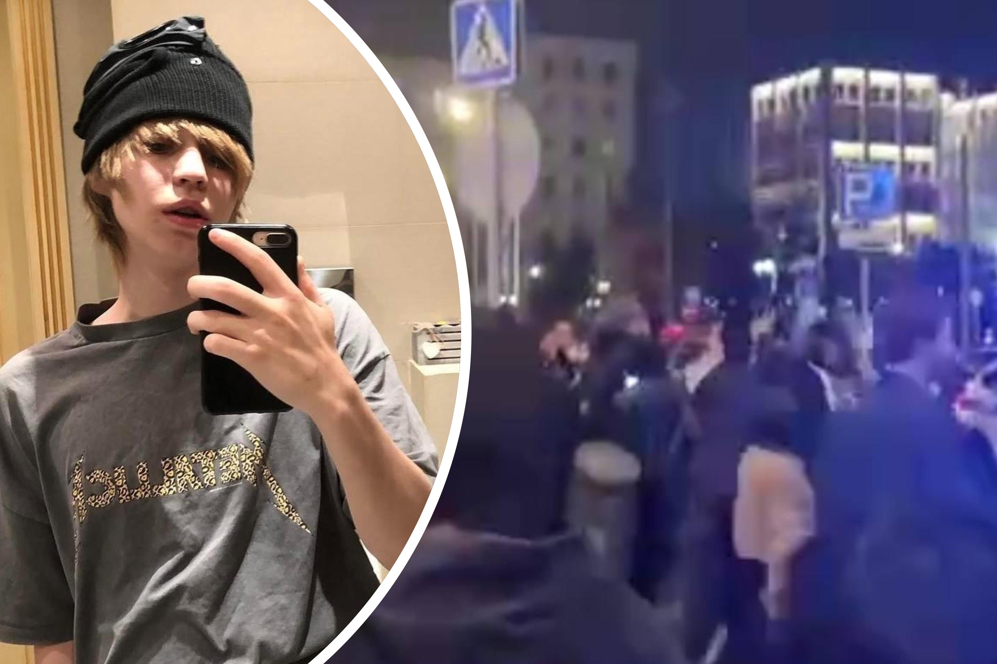 «Всех разогнали». На бесплатный концерт рэпера Madk1d в центре Москвы нагрянули силовики: видео.