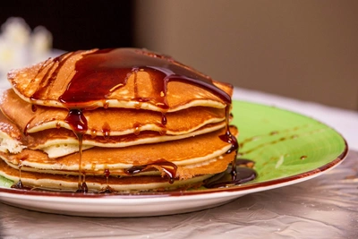 Fluffy Banana Pancakes for Breakfast or Snack