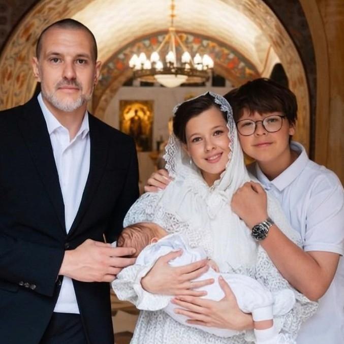 Катерина Шпица с мужем крестили сына Богдана — фото