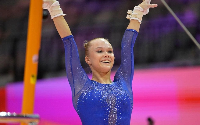 Россиянка Ангелина Мельникова завоевала второе золото на ЧМ по спортивной гимнастике | Источник: Международная федерация гимнастики