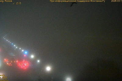 В Петербурге утром 18 марта наблюдается сильный туман