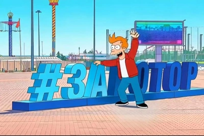 Дизайнер из Волгограда представил матч Ротора в стиле Футурамы