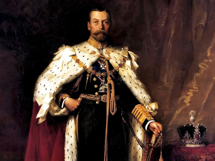 Георг V в коронационном одеянии, 1911
