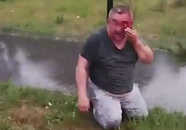 В водителя автобуса выстрелили из газового пистолета | Источник: читатель 74.RU