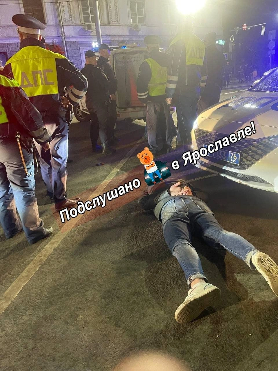 В Ярославле задержали мужчину | Источник: «Подслушано в Ярославле» / Telegram