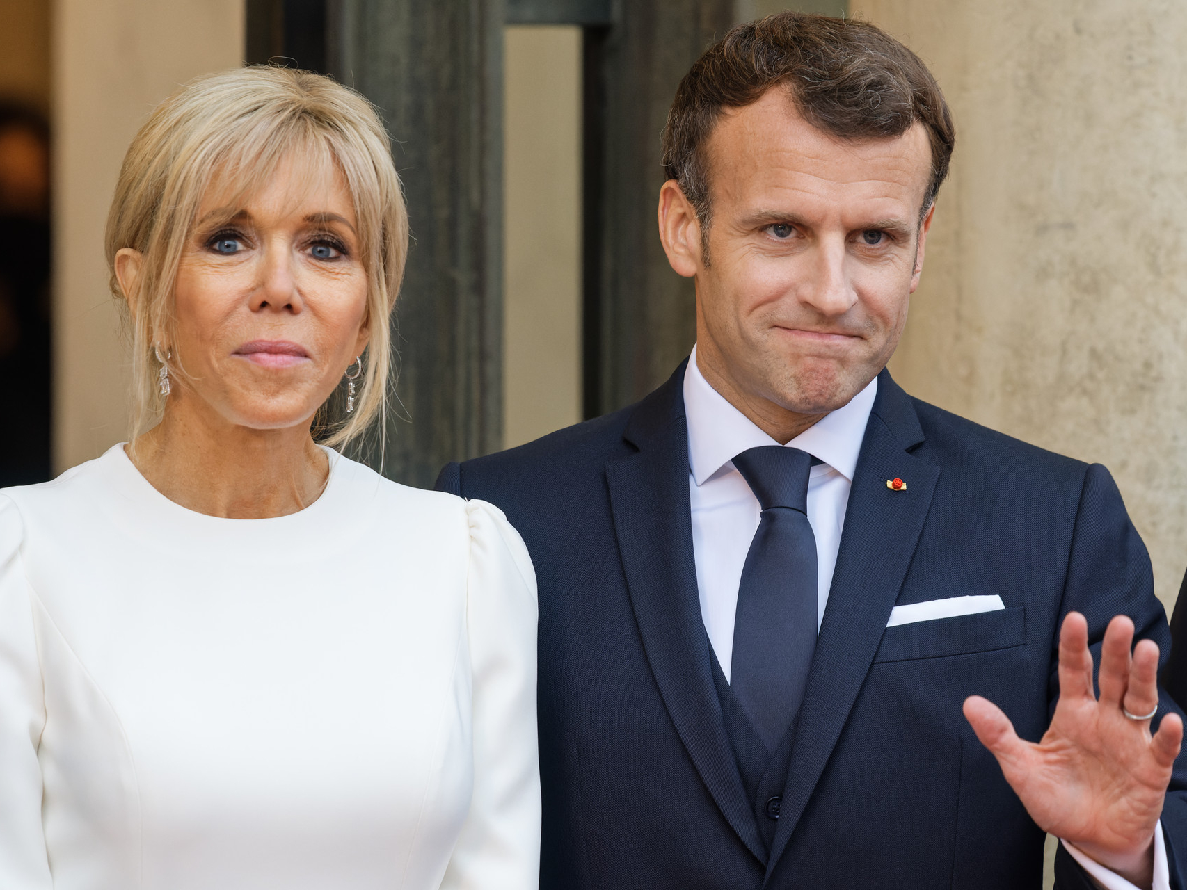 как выглядит жена макрона президента франции