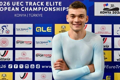 Lev Gonov Wins European Track Cycling Gold