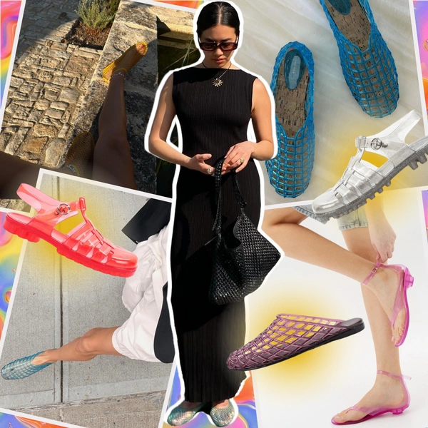 Летом 2025 носим jelly shoes — как мыльницы, но моднее: какие выбрать и с чем сочетать | Источник: theGirl, freepik