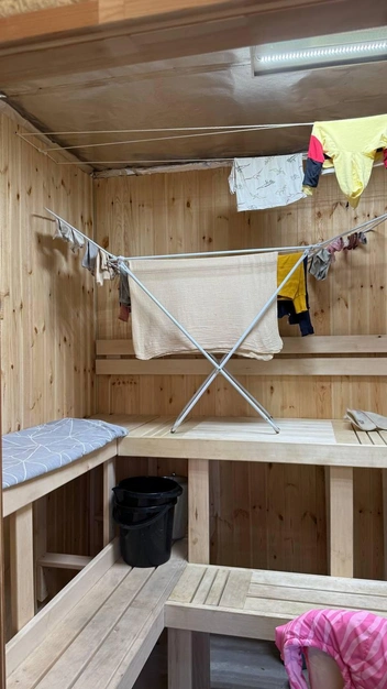 Парилку превратили в прачечную | Источник: Анастасия Сорокина