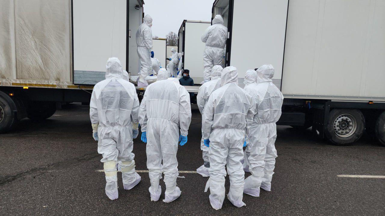 Rusija in Ukrajina izvedli novo izmenjavo trupel umrlih vojakov