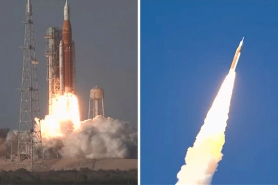 NASA запустила экипаж Artemis II к Луне