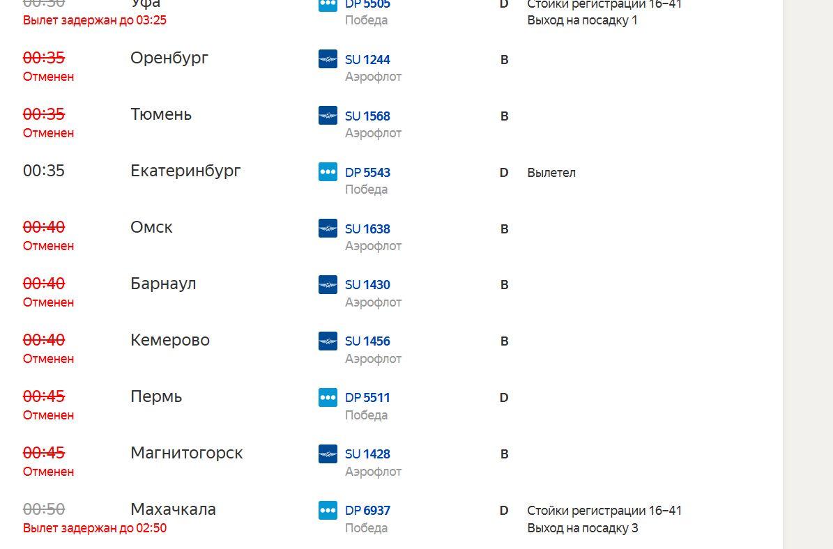 Самолеты уходят на запасные аэродромы, рейсы отменяют. В Москве 250 самолетов задержаны или отменены