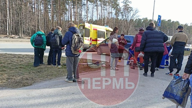 Фото выложили очевидцы происшествия | Источник: «ЧП Пермь» / Telegram