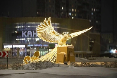 Жар-птицу в Нижневартовске демонтируют из-за осадков