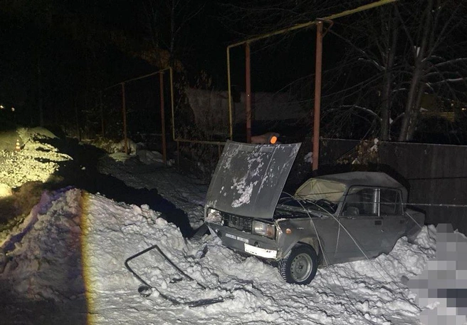Во время аварии погиб пассажир ВАЗа | Источник: Пресс-служба Гоавтоиспекции Новосибирской области
