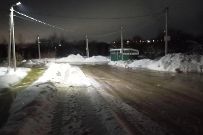 Flooding in Novopokrovskoye after water main break