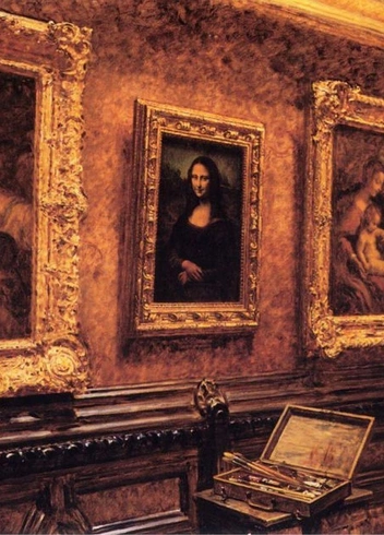 «Мона Лиза» в Лувре, 1911 | Источник: Svintage Archive «Мона Лиза» в Лувре, 1911 | Источник: Svintage Archive