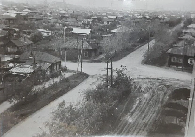Ул. Блюхера в 1976 году | Источник: Комитет по делам архивов Курганской области / Vk.com