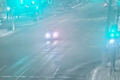 Видео ДТП в Волгограде: BMW разбит после удара Honda