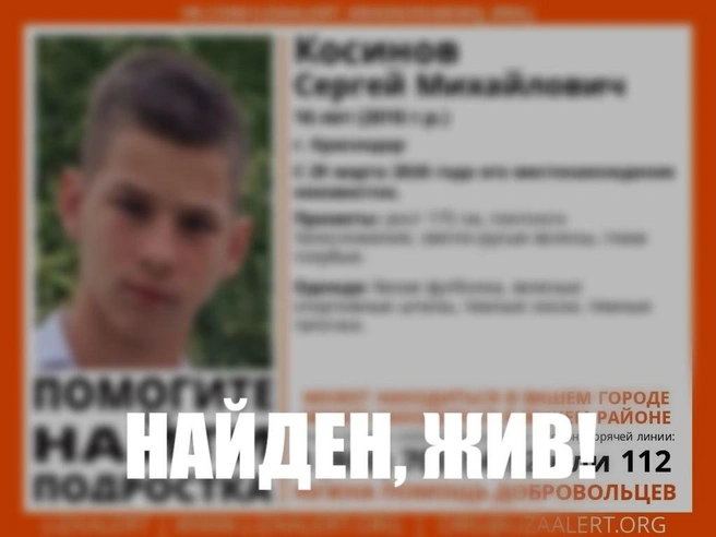 Мальчика уже нашли | Источник: lizaalert.org