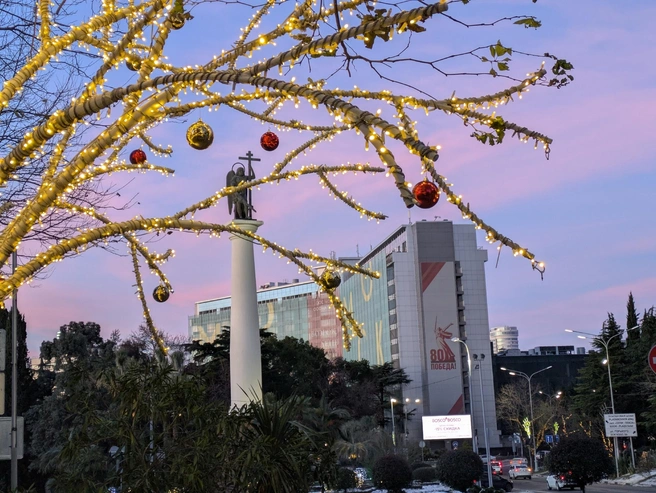 Для сибиряков&nbsp;— мягкая зима Сочи&nbsp;— это рай | Источник: Оксана Витязь 