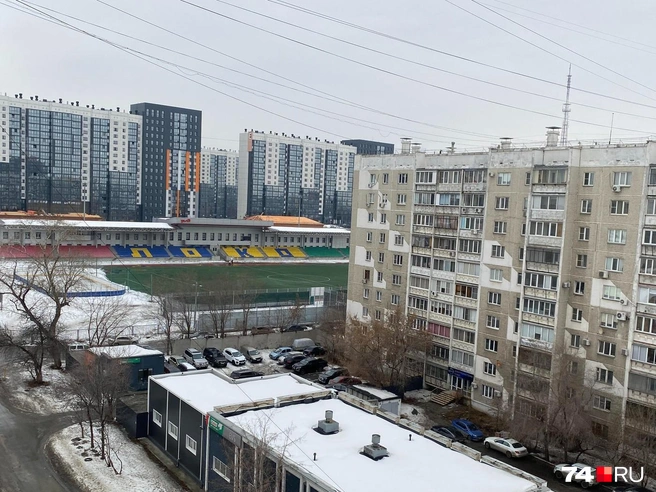 Из окон нового дома будет видно стадион «Локомотив» | Источник: Виталий Гущинский