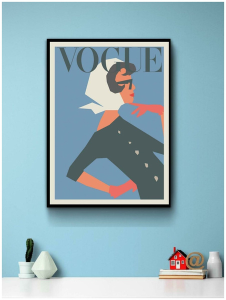 Постер «Винтажный Vogue», «ПростоПостер»