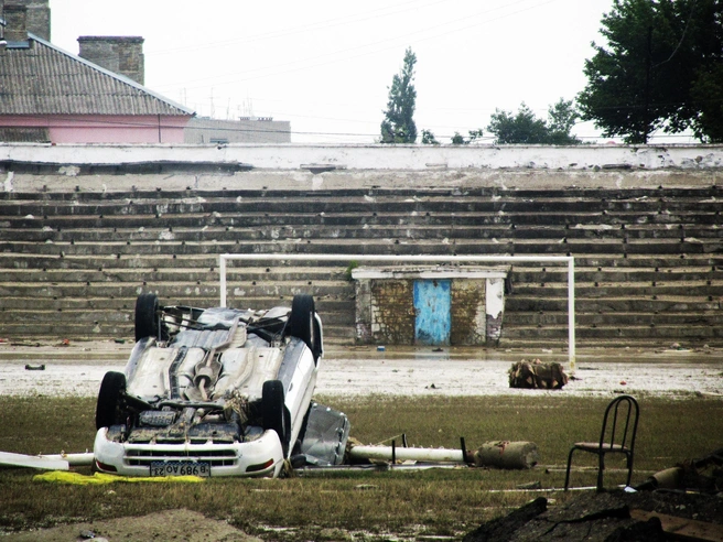 Волна смывала машины и дома | Источник: архив Алексея Никитина