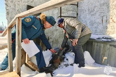 Готовность села Илирней к пожарам проверили инспекторы МЧС