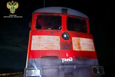 В Оренбуржье произошло возгорание в тепловозе