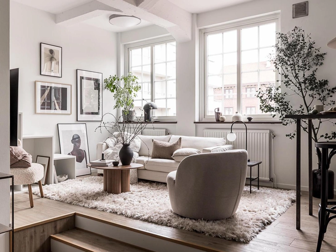 Квартира в Гетеборге с сайта агентства по недвижимости alvhem. Над интерьерами поработали профессиональные стилисты-хоумстейджеры. | Источник: alvhem.com