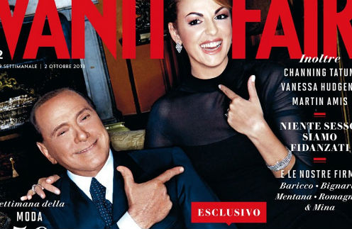 Сильвио Берлускони и Франческа Паскале стали героями обложки октябрьского номера журнала