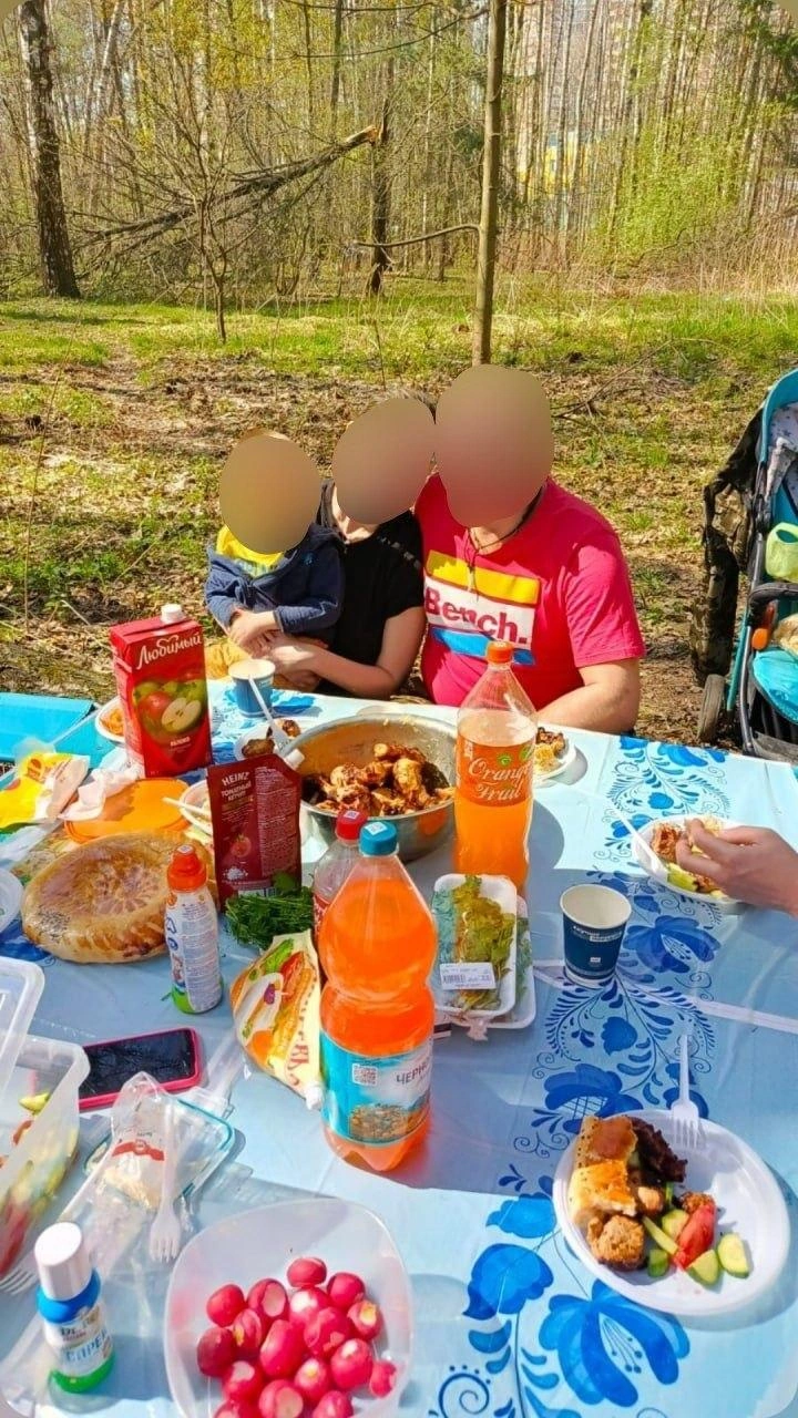 Семья отдыхает на природе | Источник: личная страница Ярославы