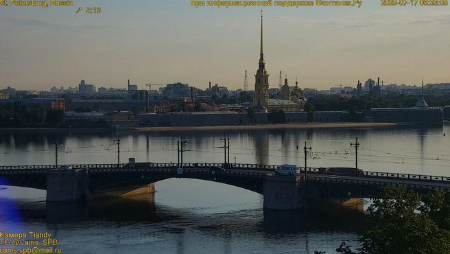 Греемся. В Петербурге ожидается 28 градусов | Источник: кадр супервидовой веб-камеры