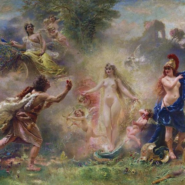 Константин Маковский. «Суд Париса». 1889 | Источник: Wikimedia Commons