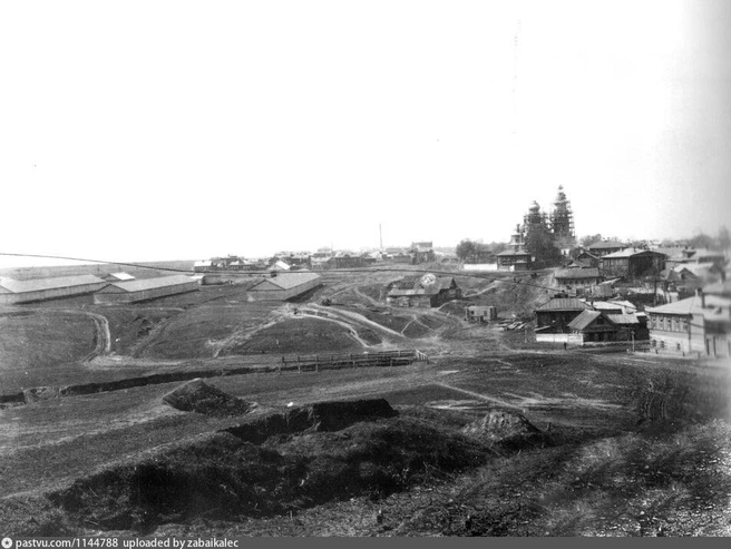 Строительство Спасской церкви, вид от Сенной, 1901 | Источник: Максим Дмитриев / humus.livejournal.com/4478919.html