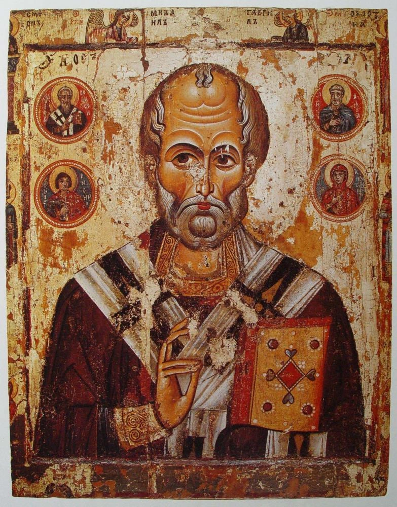 Источник: Икона св. Николая из коллекции Третьяковской галереи